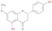 4H-1-Benzopyran-4-one, 2,3-dihydro-5-hydroxy-2-(4-hydroxyphenyl)-7-methoxy-, (2S)-
