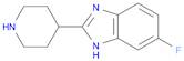 1H-Benzimidazole, 6-fluoro-2-(4-piperidinyl)-