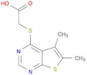 Acetic acid, 2-[(5,6-dimethylthieno[2,3-d]pyrimidin-4-yl)thio]-