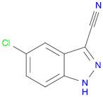 1H-Indazole-3-carbonitrile, 5-chloro-