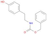 Carbamic acid, N-[2-(4-hydroxyphenyl)ethyl]-, phenylmethyl ester