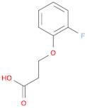 Propanoic acid, 3-(2-fluorophenoxy)-