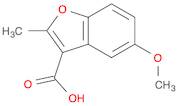 3-Benzofurancarboxylic acid, 5-methoxy-2-methyl-