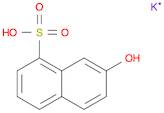 1-Naphthalenesulfonic acid, 7-hydroxy-, potassium salt (1:1)