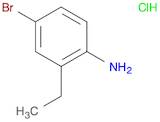 Benzenamine, 4-bromo-2-ethyl-, hydrochloride (1:1)