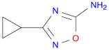 1,2,4-Oxadiazol-5-amine, 3-cyclopropyl-