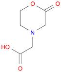 4-Morpholineacetic acid, 2-oxo-