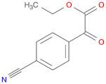 Benzeneacetic acid, 4-cyano-α-oxo-, ethyl ester