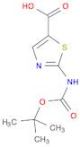 5-Thiazolecarboxylic acid, 2-[[(1,1-dimethylethoxy)carbonyl]amino]-