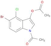 Ethanone, 1-[3-(acetyloxy)-5-bromo-4-chloro-1H-indol-1-yl]-