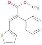 Benzeneacetic acid, α-(2-thienylmethylene)-, methyl ester, (αE)-