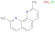 1,10-Phenanthroline, 2,9-dimethyl-, hydrochloride, hydrate (1:1:1)