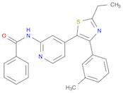 Benzamide, N-[4-[2-ethyl-4-(3-methylphenyl)-5-thiazolyl]-2-pyridinyl]-