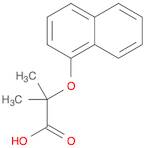 Propanoic acid, 2-methyl-2-(1-naphthalenyloxy)-