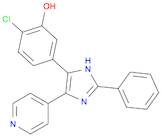 Phenol, 2-chloro-5-[2-phenyl-4-(4-pyridinyl)-1H-imidazol-5-yl]-