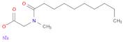 Glycine, N-methyl-N-(1-oxodecyl)-, sodium salt (1:1)
