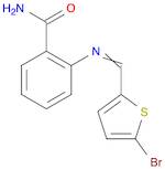 Benzamide, 2-[[(5-bromo-2-thienyl)methylene]amino]-