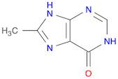 6H-Purin-6-one, 1,9-dihydro-8-methyl-
