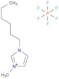 1H-Imidazolium, 1-hexyl-3-methyl-, hexafluorophosphate(1-) (1:1)