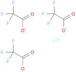 Acetic acid, trifluoro-, yttrium(3+) salt, monohydrate (9CI)