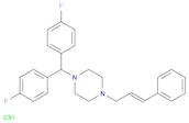 Piperazine, 1-[bis(4-fluorophenyl)methyl]-4-[(2E)-3-phenyl-2-propen-1-yl]-, hydrochloride (1:2)