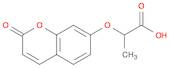 Propanoic acid, 2-[(2-oxo-2H-1-benzopyran-7-yl)oxy]-