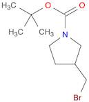 1-Pyrrolidinecarboxylic acid, 3-(bromomethyl)-, 1,1-dimethylethyl ester