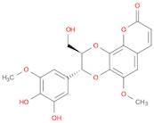 9H-Pyrano[2,3-f]-1,4-benzodioxin-9-one, 3-(3,4-dihydroxy-5-methoxyphenyl)-2,3-dihydro-2-(hydroxymethyl)-5-methoxy-, (2R,3R)-rel-