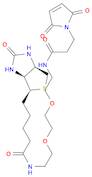 1H-Thieno[3,4-d]imidazole-4-pentanamide, N-[2-[2-[2-[[3-(2,5-dihydro-2,5-dioxo-1H-pyrrol-1-yl)-1-oxopropyl]amino]ethoxy]ethoxy]ethyl]hexahydro-2-oxo-, (3aS,4S,6aR)-