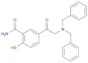 Benzamide, 5-[2-[bis(phenylmethyl)amino]acetyl]-2-hydroxy-