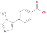 Benzoic acid, 4-(1-methyl-1H-imidazol-5-yl)-