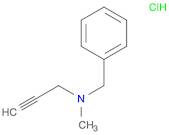 Benzenemethanamine, N-methyl-N-2-propyn-1-yl-, hydrochloride (1:1)