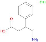 Benzenepropanoic acid, β-(aminomethyl)-, hydrochloride (1:1)