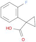 Cyclopropanecarboxylic acid, 1-(2-fluorophenyl)-