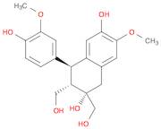 2,3-Naphthalenedimethanol, 1,2,3,4-tetrahydro-3,7-dihydroxy-1-(4-hydroxy-3-methoxyphenyl)-6-methoxy-, (1S,2S,3S)-