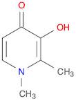 4(1H)-Pyridinone, 3-hydroxy-1,2-dimethyl-