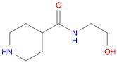 4-Piperidinecarboxamide, N-(2-hydroxyethyl)-
