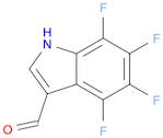 1H-Indole-3-carboxaldehyde, 4,5,6,7-tetrafluoro-