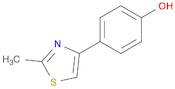 Phenol, 4-(2-methyl-4-thiazolyl)-
