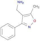 4-Isoxazolemethanamine, 5-methyl-3-phenyl-