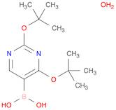 Boronic acid, [2,4-bis(1,1-dimethylethoxy)-5-pyrimidinyl]-, monohydrate (9CI)