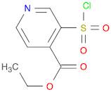 4-Pyridinecarboxylic acid, 3-(chlorosulfonyl)-, ethyl ester