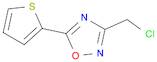 1,2,4-Oxadiazole, 3-(chloromethyl)-5-(2-thienyl)-