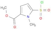 1H-Pyrrole-2-carboxylic acid, 5-(chlorosulfonyl)-1-methyl-, methyl ester