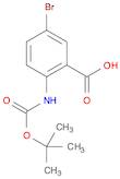 Benzoic acid, 5-bromo-2-[[(1,1-dimethylethoxy)carbonyl]amino]-