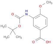 Benzoic acid, 3-[[(1,1-dimethylethoxy)carbonyl]amino]-4-methoxy-