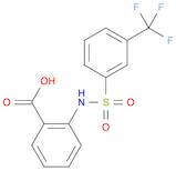 Benzoic acid, 2-[[[3-(trifluoromethyl)phenyl]sulfonyl]amino]-