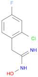 Benzeneethanimidamide, 2-chloro-4-fluoro-N-hydroxy-