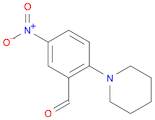 Benzaldehyde, 5-nitro-2-(1-piperidinyl)-