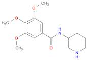 Benzamide, 3,4,5-trimethoxy-N-3-piperidinyl-